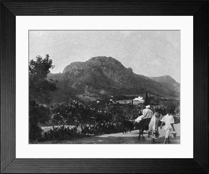 Framed Print : Zaghouan. Le grand pic; Afrique du nord, 1914. Creator: Unknown Framed Print : Zaghouan. Le grand pic; Afrique du nord, 1914. Creator: Unknown
