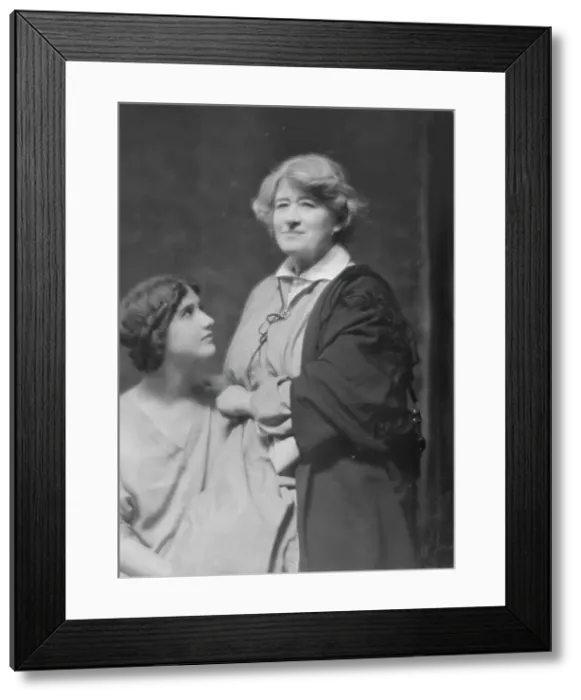 Framed Print : Terry, Ellen, Miss, and Anna Duncan, portrait photograph, 1915. Creator: Arnold Genthe Framed Print : Terry, Ellen, Miss, and Anna Duncan, portrait photograph, 1915. Creator: Arnold Genthe