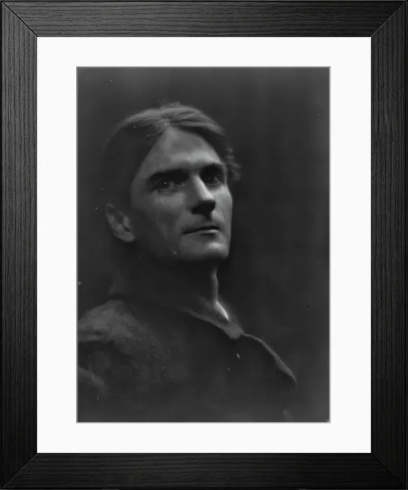 Framed Print : Keeler, Charles, Mr. portrait photograph, 1913. Creator: Arnold Genthe Framed Print : Keeler, Charles, Mr. portrait photograph, 1913. Creator: Arnold Genthe