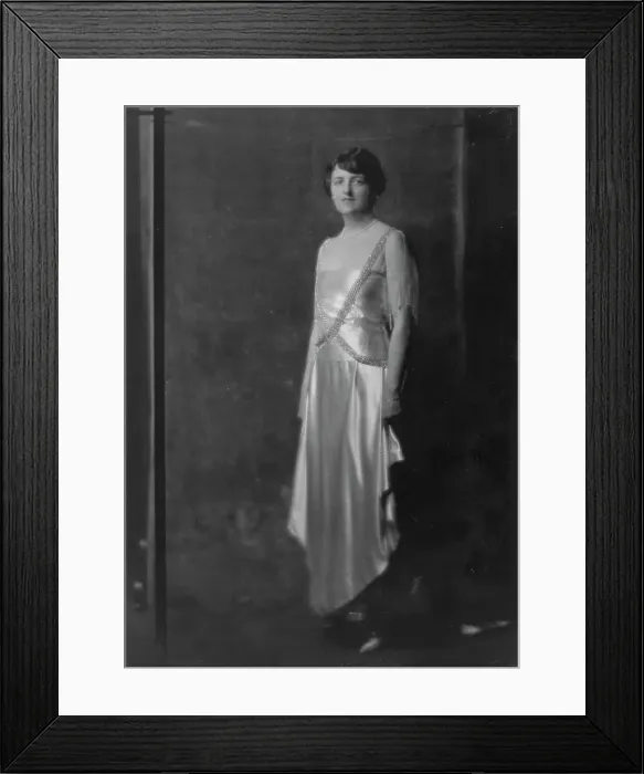 Framed Print : Kelly, C.F. Mrs. portrait photograph, 1917. Creator: Arnold Genthe Framed Print : Kelly, C.F. Mrs. portrait photograph, 1917. Creator: Arnold Genthe