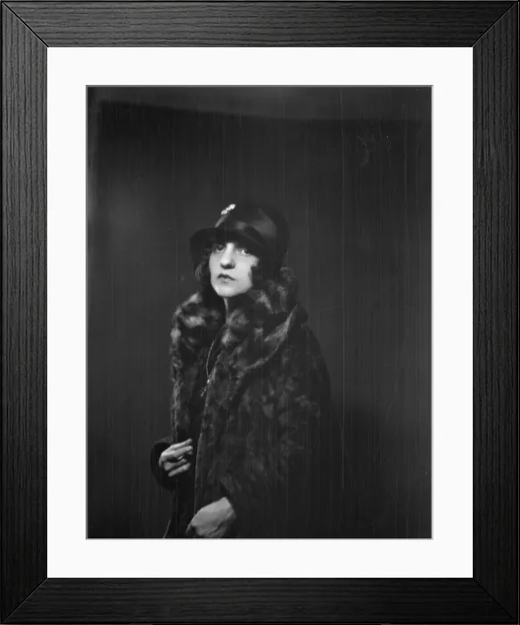 Framed Print : Clark, Miss, portrait photograph, 1928 Creator: Arnold Genthe Framed Print : Clark, Miss, portrait photograph, 1928 Creator: Arnold Genthe