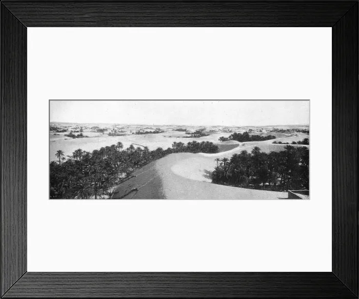 Framed Print : Le bas Sahara-Les Oasis, Oued Souf. La palmeraie; Afrique du nord, 1914. Creator: Goubault Framed Print : Le bas Sahara-Les Oasis, Oued Souf. La palmeraie; Afrique du nord, 1914. Creator: Goubault