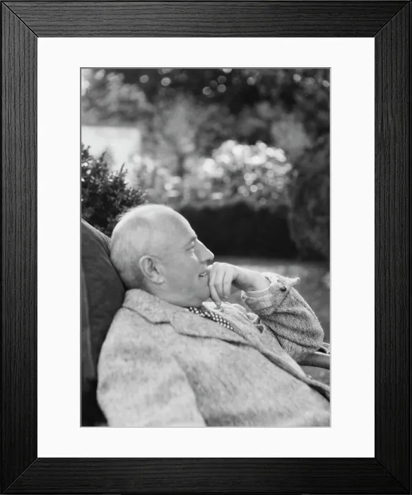 Framed Print : Clucas, E.W. seated outdoors, 1931 June 14. Creator: Arnold Genthe Framed Print : Clucas, E.W. seated outdoors, 1931 June 14. Creator: Arnold Genthe