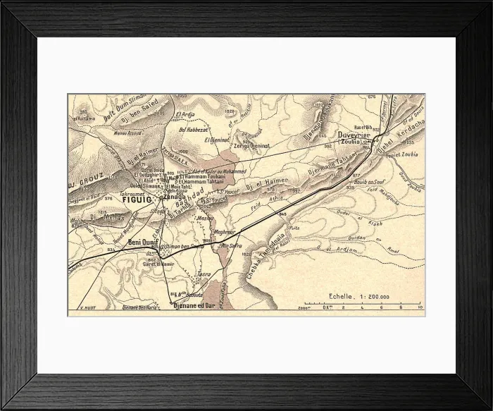 Framed Print : Environs de Figuig; Afrique du nord, 1914. Creator: Unknown Framed Print : Environs de Figuig; Afrique du nord, 1914. Creator: Unknown