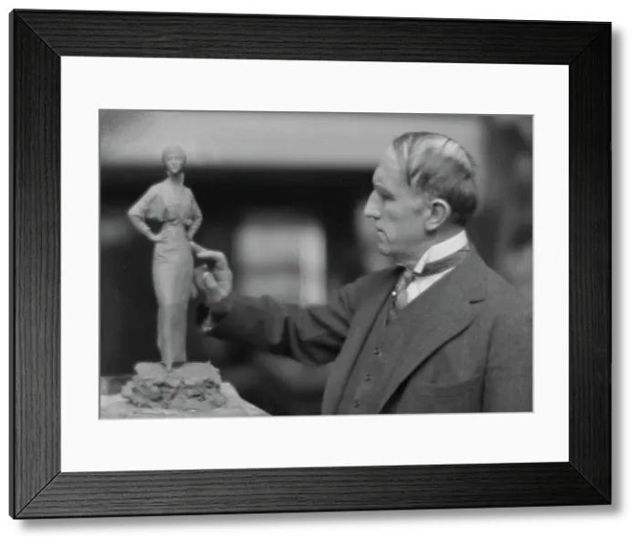 Framed Print : Troubetzkoy, Paul, Prince, portrait photograph, 1914 Jan. 28. Creator: Arnold Genthe Framed Print : Troubetzkoy, Paul, Prince, portrait photograph, 1914 Jan. 28. Creator: Arnold Genthe