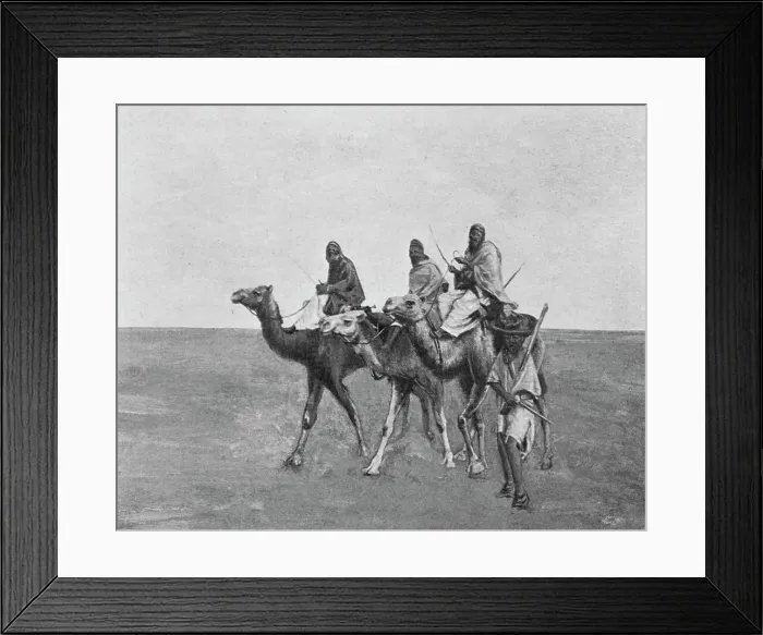 Framed Print : Types de Touareg; Afrique du nord, 1914. Creator: Unknown