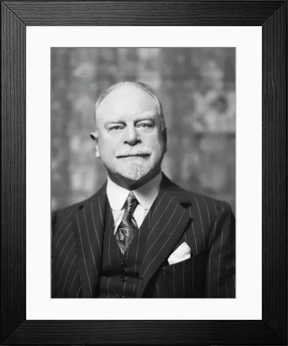 Framed Print : Crocker, William H. Mr. portrait photograph, 1928 Oct. 26. Creator: Arnold Genthe Framed Print : Crocker, William H. Mr. portrait photograph, 1928 Oct. 26. Creator: Arnold Genthe