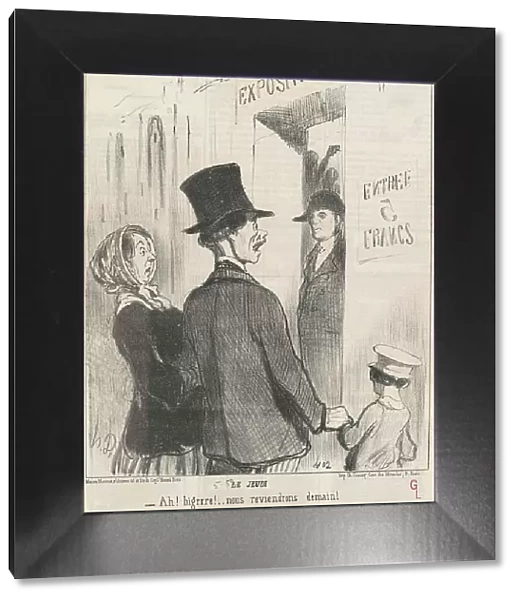 Le jeudi, 19th century. Creator: Honore Daumier