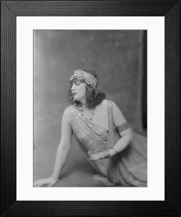 Framed Print : Tuazsky, Mrs. portrait photograph, 1916 Mar. Creator: Arnold Genthe Framed Print : Tuazsky, Mrs. portrait photograph, 1916 Mar. Creator: Arnold Genthe