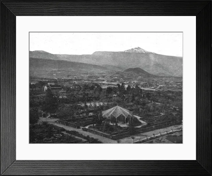 Framed Print : Le Pic de Tenerife; L'Ouest Africain, 1914. Creator: Champagne Framed Print : Le Pic de Tenerife; L'Ouest Africain, 1914. Creator: Champagne