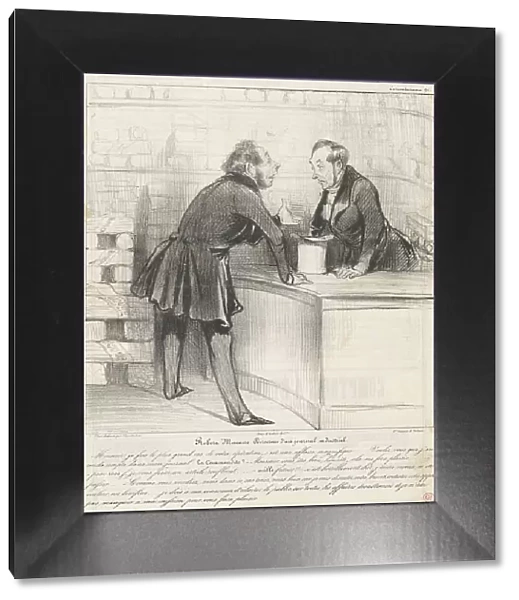 Robert Macaire Directeur, 19th century. Creator: Honore Daumier