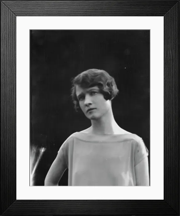 Framed Print : Dunning, Mr. daughter of, portrait photograph, 1925 July 9. Creator: Arnold Genthe Framed Print : Dunning, Mr. daughter of, portrait photograph, 1925 July 9. Creator: Arnold Genthe
