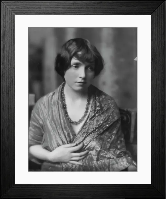 Framed Print : White, Gilbert, Mrs. portrait photograph, 1914 June 18. Creator: Arnold Genthe Framed Print : White, Gilbert, Mrs. portrait photograph, 1914 June 18. Creator: Arnold Genthe