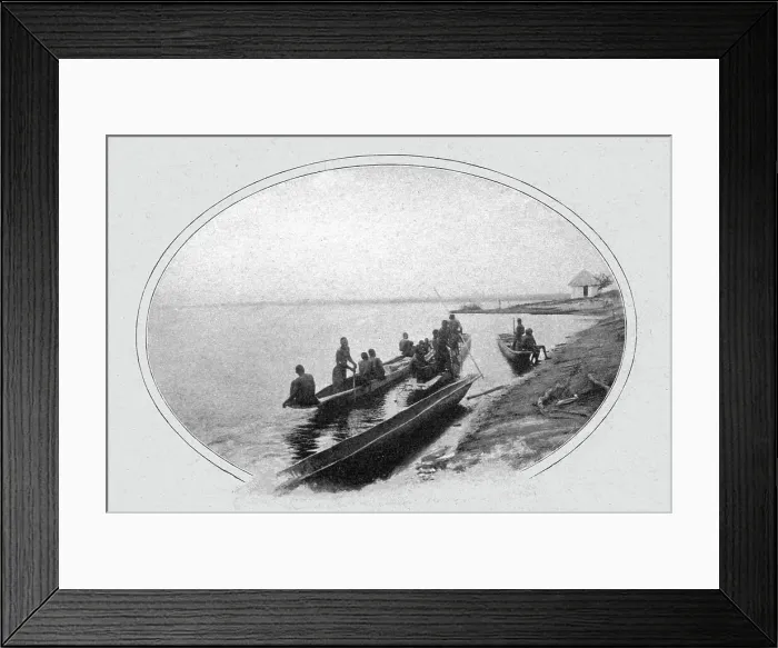 Framed Print : Le Congo a Ponthierville; L'Ouest Africain, 1914. Creator: Unknown Framed Print : Le Congo a Ponthierville; L'Ouest Africain, 1914. Creator: Unknown
