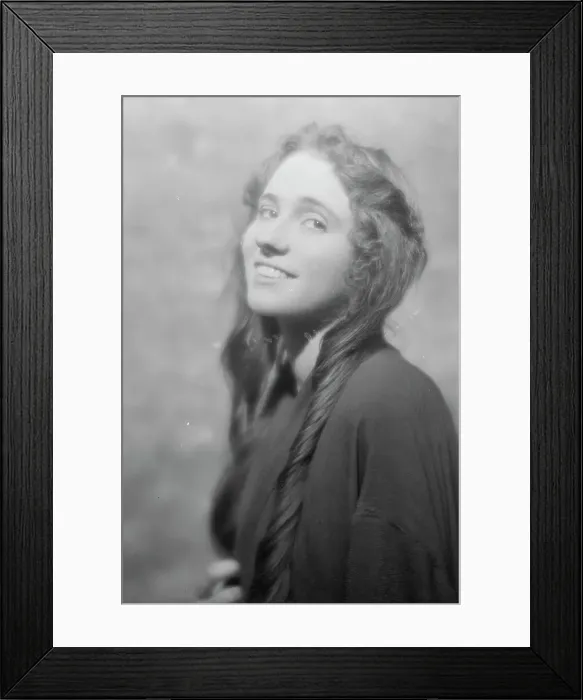 Framed Print : Kingdon, Elsie, Miss, portrait photograph, 1915 Sept. 22. Creator: Arnold Genthe Framed Print : Kingdon, Elsie, Miss, portrait photograph, 1915 Sept. 22. Creator: Arnold Genthe