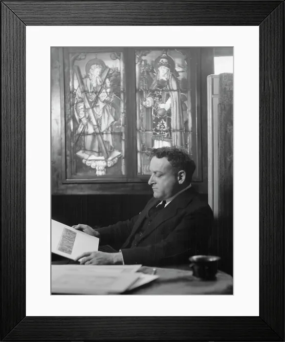 Framed Print : Ederheimer, Mr. portrait photograph, 1926 Creator: Arnold Genthe Framed Print : Ederheimer, Mr. portrait photograph, 1926 Creator: Arnold Genthe