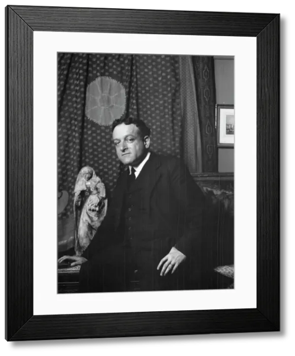 Framed Print : Ederheimer, Mr. portrait photograph, 1926 Creator: Arnold Genthe Framed Print : Ederheimer, Mr. portrait photograph, 1926 Creator: Arnold Genthe