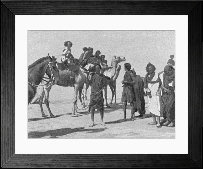 Framed Print : Types de Maures pillards; L'Ouest Africain, 1914. Creator: Unknown Framed Print : Types de Maures pillards; L'Ouest Africain, 1914. Creator: Unknown