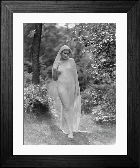 Framed Print : Egger, Gabrielle, Miss, standing outdoors, between 1926 and 1930. Creator: Arnold Genthe Framed Print : Egger, Gabrielle, Miss, standing outdoors, between 1926 and 1930. Creator: Arnold Genthe