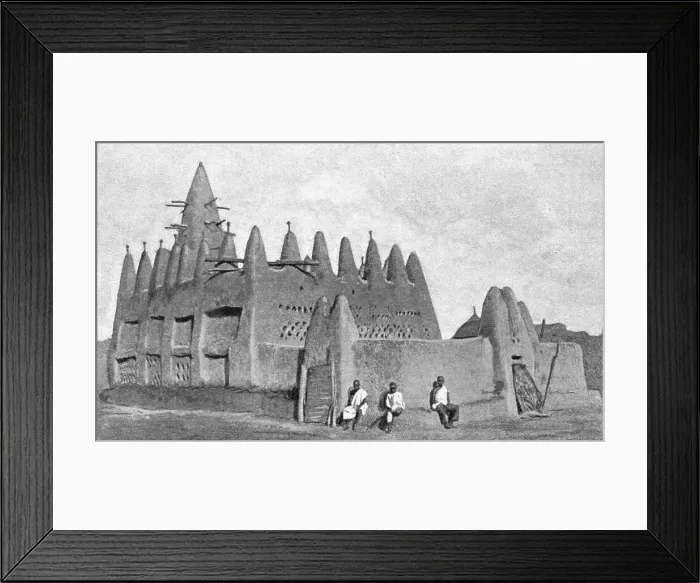 Framed Print : Mosquee de Leo; L'Ouest Africain, 1914. Creator: L Marc Framed Print : Mosquee de Leo; L'Ouest Africain, 1914. Creator: L Marc
