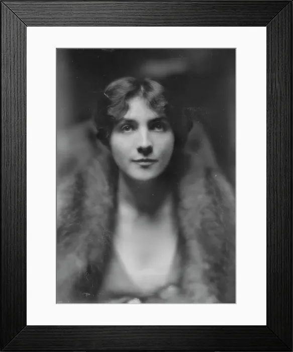 Framed Print : Kline, G.L. Mrs. portrait photograph, 1917 May 21. Creator: Arnold Genthe Framed Print : Kline, G.L. Mrs. portrait photograph, 1917 May 21. Creator: Arnold Genthe