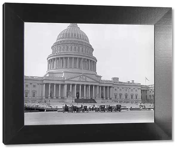 Inaugural Stands at Capitol, 1917. Creator: Harris & Ewing. Inaugural Stands at Capitol, 1917. Creator: Harris & Ewing