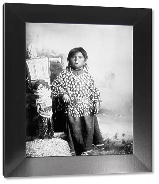 Indians, American - Child, 1916. Creator: Harris & Ewing. Indians, American - Child, 1916. Creator: Harris & Ewing
