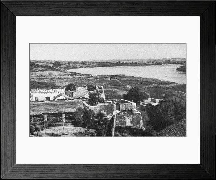 Framed Print : Les restes de l'ancien fort de Medine Pres de Kayes; L'Ouest Africain, 1914. Creator: Unknown Framed Print : Les restes de l'ancien fort de Medine Pres de Kayes; L'Ouest Africain, 1914. Creator: Unknown