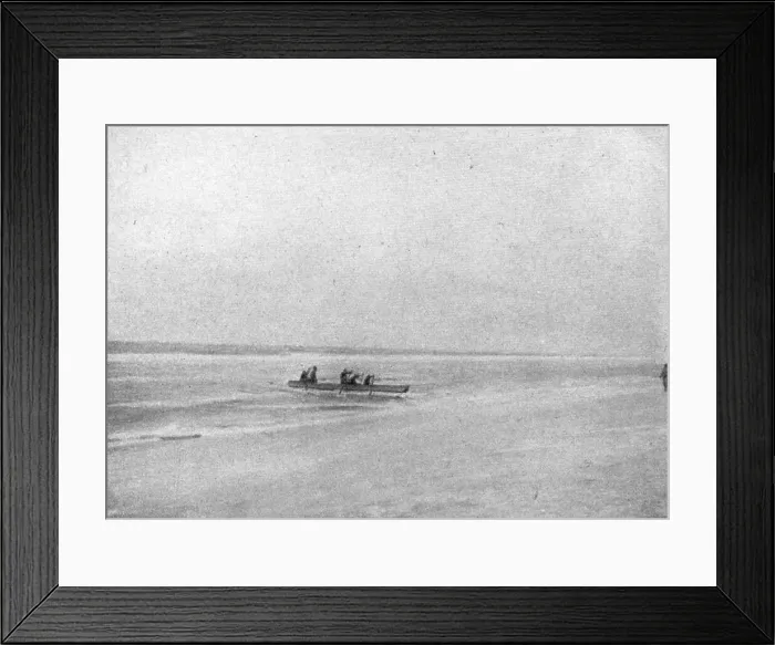 Framed Print : La barre du Senegal; L'Ouest Africain, 1914. Creator: Unknown Framed Print : La barre du Senegal; L'Ouest Africain, 1914. Creator: Unknown