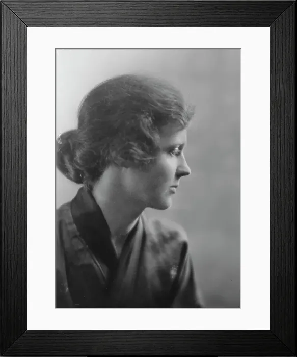 Framed Print : Knowlton, Joyce, Miss, portrait photograph, 1916. Creator: Arnold Genthe Framed Print : Knowlton, Joyce, Miss, portrait photograph, 1916. Creator: Arnold Genthe