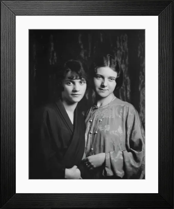 Framed Print : Gazarian, Olga, Miss, and unidentified woman, portrait photograph, 1932 Creator: Arnold Genthe Framed Print : Gazarian, Olga, Miss, and unidentified woman, portrait photograph, 1932 Creator: Arnold Genthe