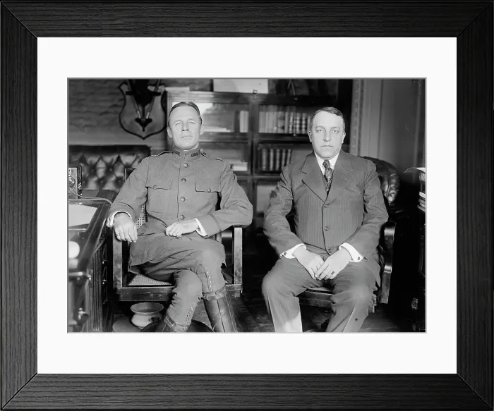 Framed Print : William Moulton Ingraham, Asst. Secretary of War, with His Successor Benedict Crowell, 1917 Creator: Harris & Ewing. William Moulton Ingraham, Asst. Secretary of War, with His Successor Benedict Crowell, 1917 Creator: Harris & Ewing Framed Print : William Moulton Ingraham, Asst. Secretary of War, with His Successor Benedict Crowell, 1917 Creator: Harris & Ewing. William Moulton Ingraham, Asst. Secretary of War, with His Successor Benedict Crowell, 1917 Creator: Harris & Ewing