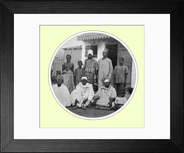 Framed Print : Types ouolofs; L'Ouest Africain, 1914. Creator: Unknown Framed Print : Types ouolofs; L'Ouest Africain, 1914. Creator: Unknown