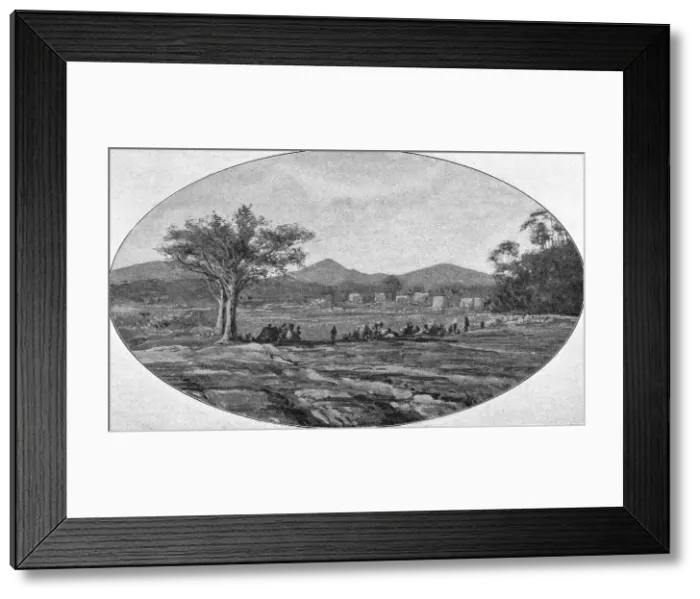Framed Print : Le pic de Naouri; L'Ouest Africain, 1914. Creator: More Framed Print : Le pic de Naouri; L'Ouest Africain, 1914. Creator: More