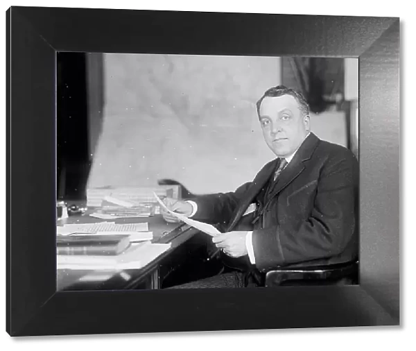 William Moulton Ingraham, Asst. Secretary of War, at Desk, 1916. Creator: Harris & Ewing. William Moulton Ingraham, Asst. Secretary of War, at Desk, 1916. Creator: Harris & Ewing