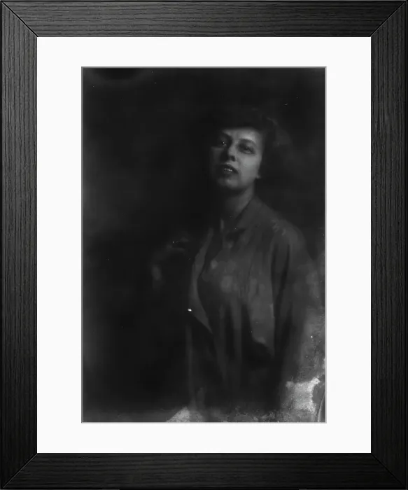 Framed Print : Young, Robert Percy, Mrs. portrait photograph, 1916 Feb. 11. Creator: Arnold Genthe Framed Print : Young, Robert Percy, Mrs. portrait photograph, 1916 Feb. 11. Creator: Arnold Genthe