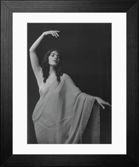 Framed Print : La Barre, Madrienne, Miss, portrait photograph, 1917 Nov. 9. Creator: Arnold Genthe Framed Print : La Barre, Madrienne, Miss, portrait photograph, 1917 Nov. 9. Creator: Arnold Genthe