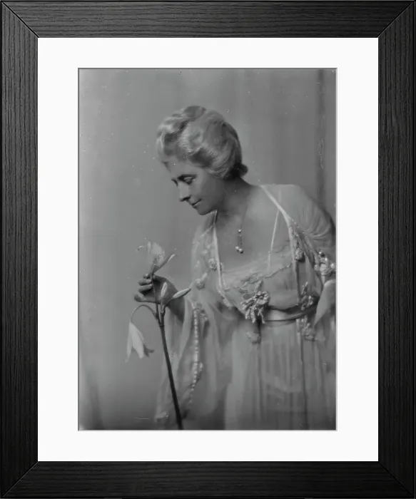 Framed Print : Ladenburg, Mrs. portrait photograph, 1917 Sept. 9. Creator: Arnold Genthe Framed Print : Ladenburg, Mrs. portrait photograph, 1917 Sept. 9. Creator: Arnold Genthe