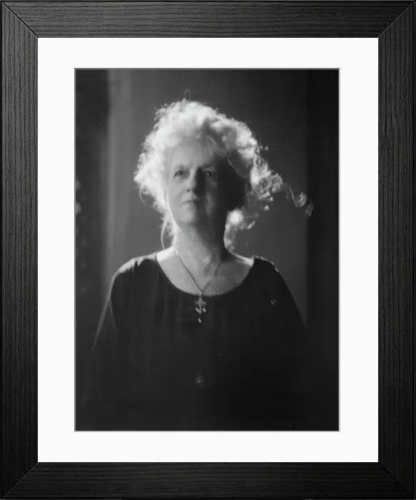 Framed Print : King, Grace, Miss, portrait photograph, 1924 May 13. Creator: Arnold Genthe Framed Print : King, Grace, Miss, portrait photograph, 1924 May 13. Creator: Arnold Genthe