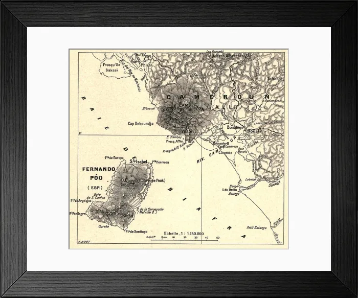 Framed Print : Cameroun et Fernando Po; L'Ouest Africain, 1914. Creator: Unknown Framed Print : Cameroun et Fernando Po; L'Ouest Africain, 1914. Creator: Unknown