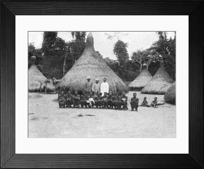 Framed Print : N'Zakaras anthropophages; L'Ouest Africain, 1914. Creator: Unknown Framed Print : N'Zakaras anthropophages; L'Ouest Africain, 1914. Creator: Unknown