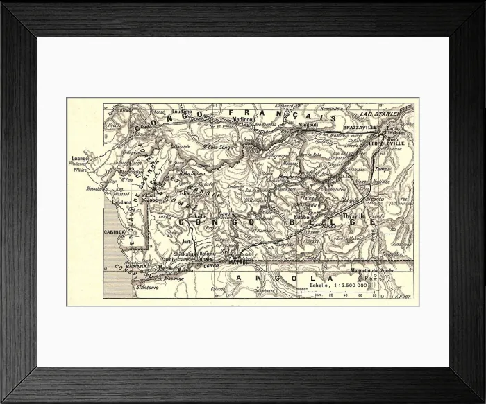 Framed Print : Bas-Congo; L'Ouest Africain, 1914. Creator: Unknown Framed Print : Bas-Congo; L'Ouest Africain, 1914. Creator: Unknown