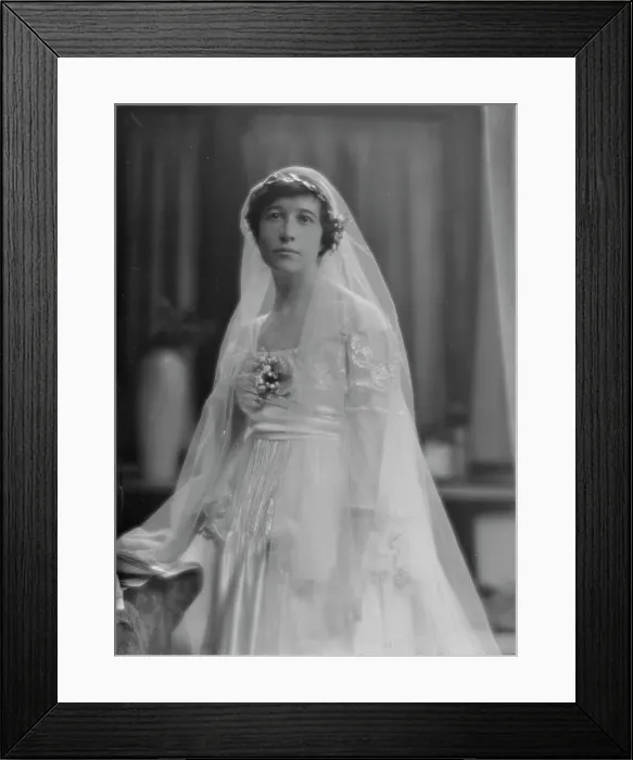 Framed Print : Stimson, Henry B. Mrs. portrait photograph, 1915. Creator: Arnold Genthe