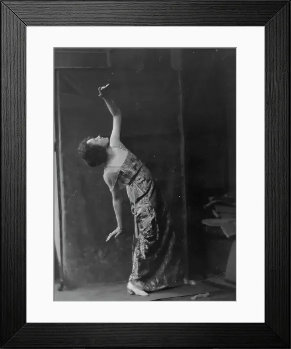 Framed Print : Lasell, Hildegarde, Miss, portrait photograph, 1916. Creator: Arnold Genthe Framed Print : Lasell, Hildegarde, Miss, portrait photograph, 1916. Creator: Arnold Genthe