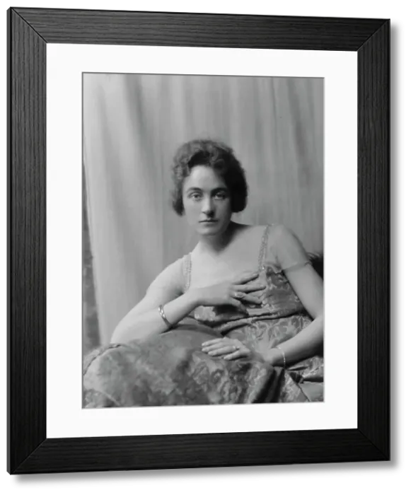 Framed Print : Lasell, Hildegarde, Miss, portrait photograph, not before 1916. Creator: Arnold Genthe Framed Print : Lasell, Hildegarde, Miss, portrait photograph, not before 1916. Creator: Arnold Genthe