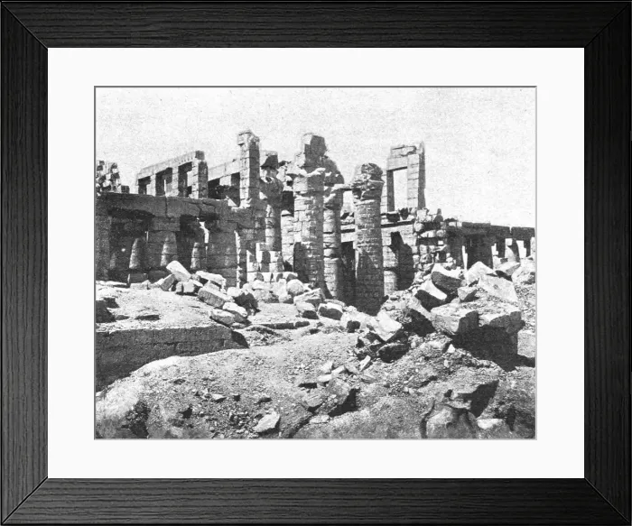 Framed Print : Karnak: Ruines du troisieme pylone du grand temple; Le Nord-Est Africain, 1914. Creator: Unknown Framed Print : Karnak: Ruines du troisieme pylone du grand temple; Le Nord-Est Africain, 1914. Creator: Unknown