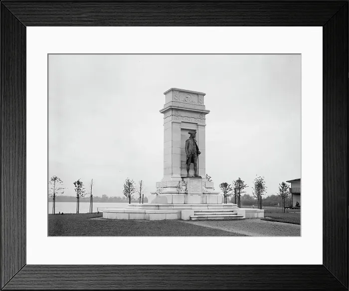 Framed Print : John Paul Jones - Statue, 1914. Creator: Harris & Ewing. John Paul Jones - Statue, 1914. Creator: Harris & Ewing Framed Print : John Paul Jones - Statue, 1914. Creator: Harris & Ewing. John Paul Jones - Statue, 1914. Creator: Harris & Ewing