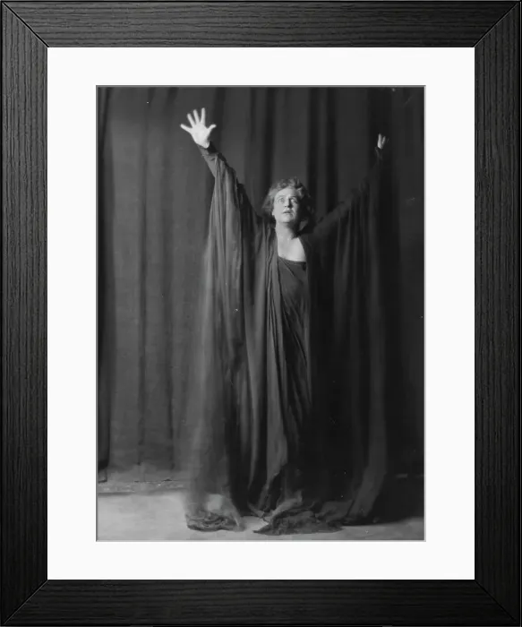 Framed Print : Lawton, Mary, Miss, portrait photograph, 1915. Creator: Arnold Genthe Framed Print : Lawton, Mary, Miss, portrait photograph, 1915. Creator: Arnold Genthe