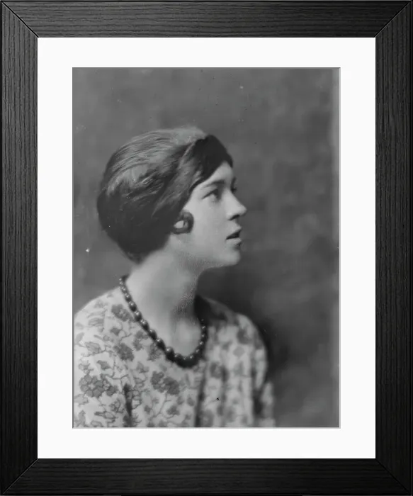 Framed Print : Le Gallienne, Eva, portrait photograph, not before 1916 Jan. Creator: Arnold Genthe Framed Print : Le Gallienne, Eva, portrait photograph, not before 1916 Jan. Creator: Arnold Genthe