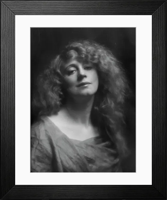 Framed Print : Unidentified woman, possibly Mrs. Ignace Paderewski or Mrs. Walter M. Werner... c1906-1913. Creator: Arnold Genthe Framed Print : Unidentified woman, possibly Mrs. Ignace Paderewski or Mrs. Walter M. Werner... c1906-1913. Creator: Arnold Genthe